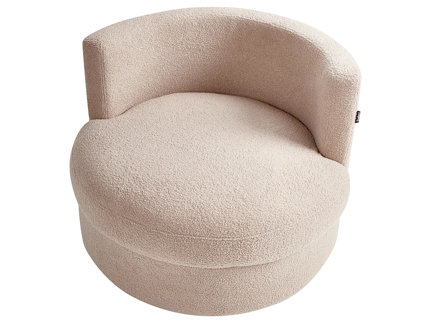 Fauteuil DALBY Bouclé Beige
