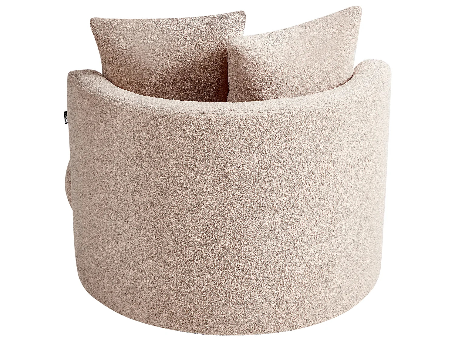 Fauteuil DALBY Bouclé Beige