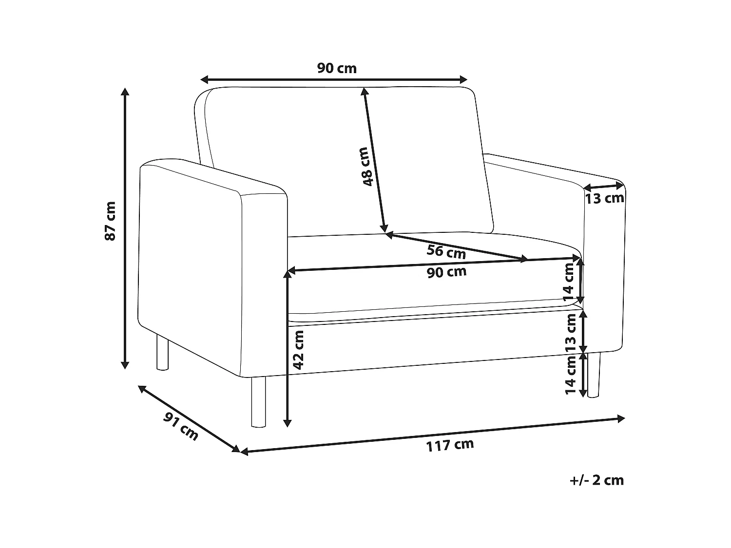 Fauteuil SAVALEN Bouclé Blanc