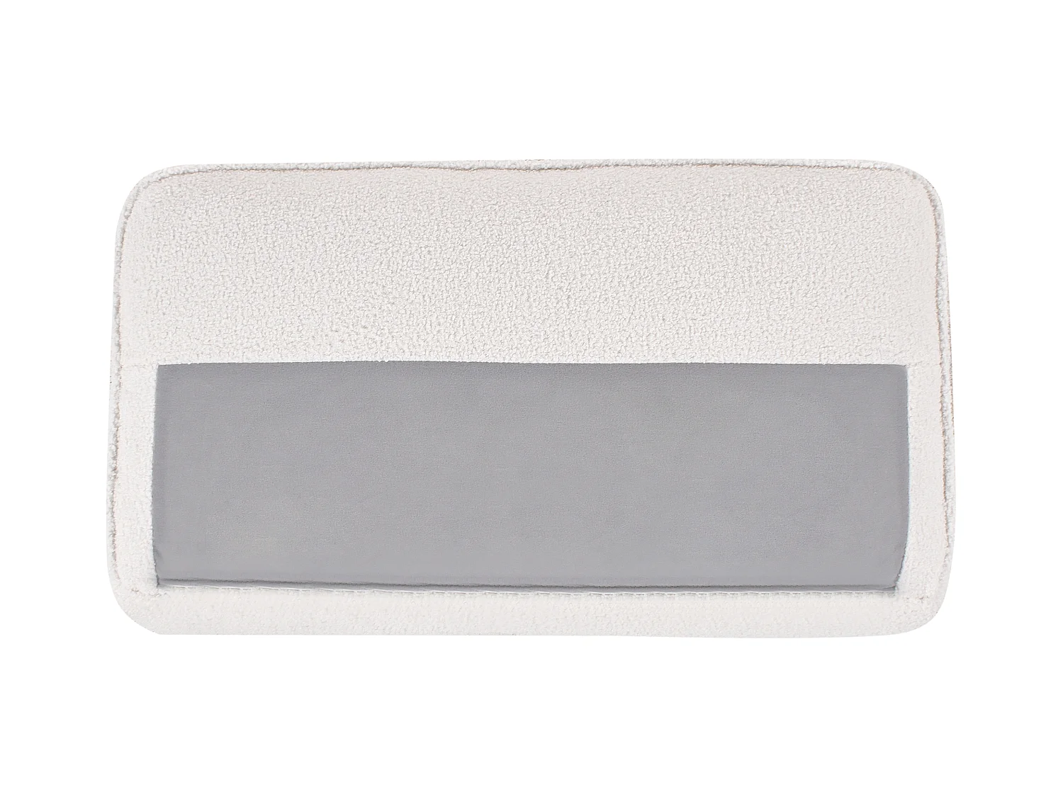 Fauteuil SAVALEN Bouclé Blanc