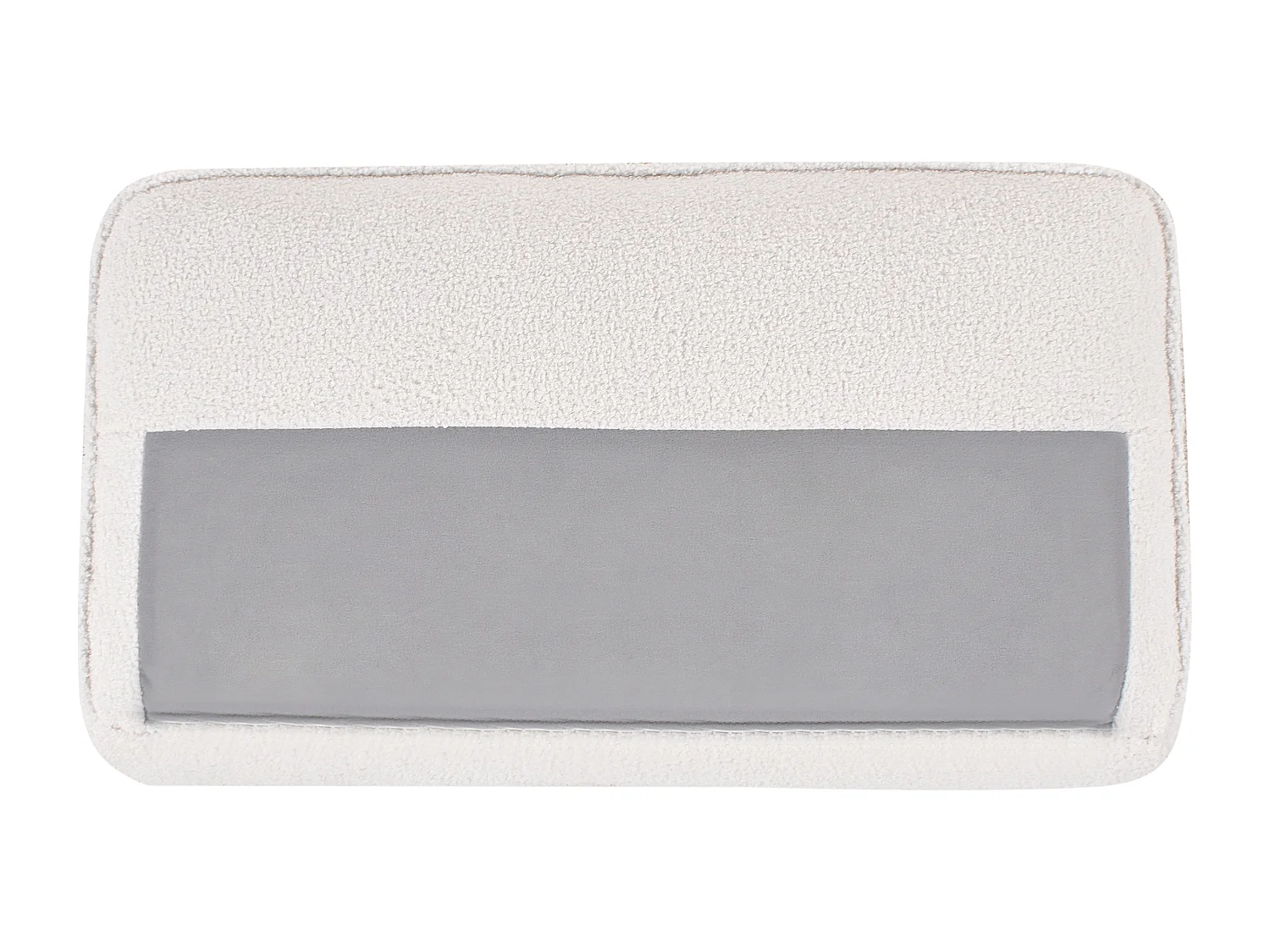 Fauteuil SAVALEN Bouclé Blanc