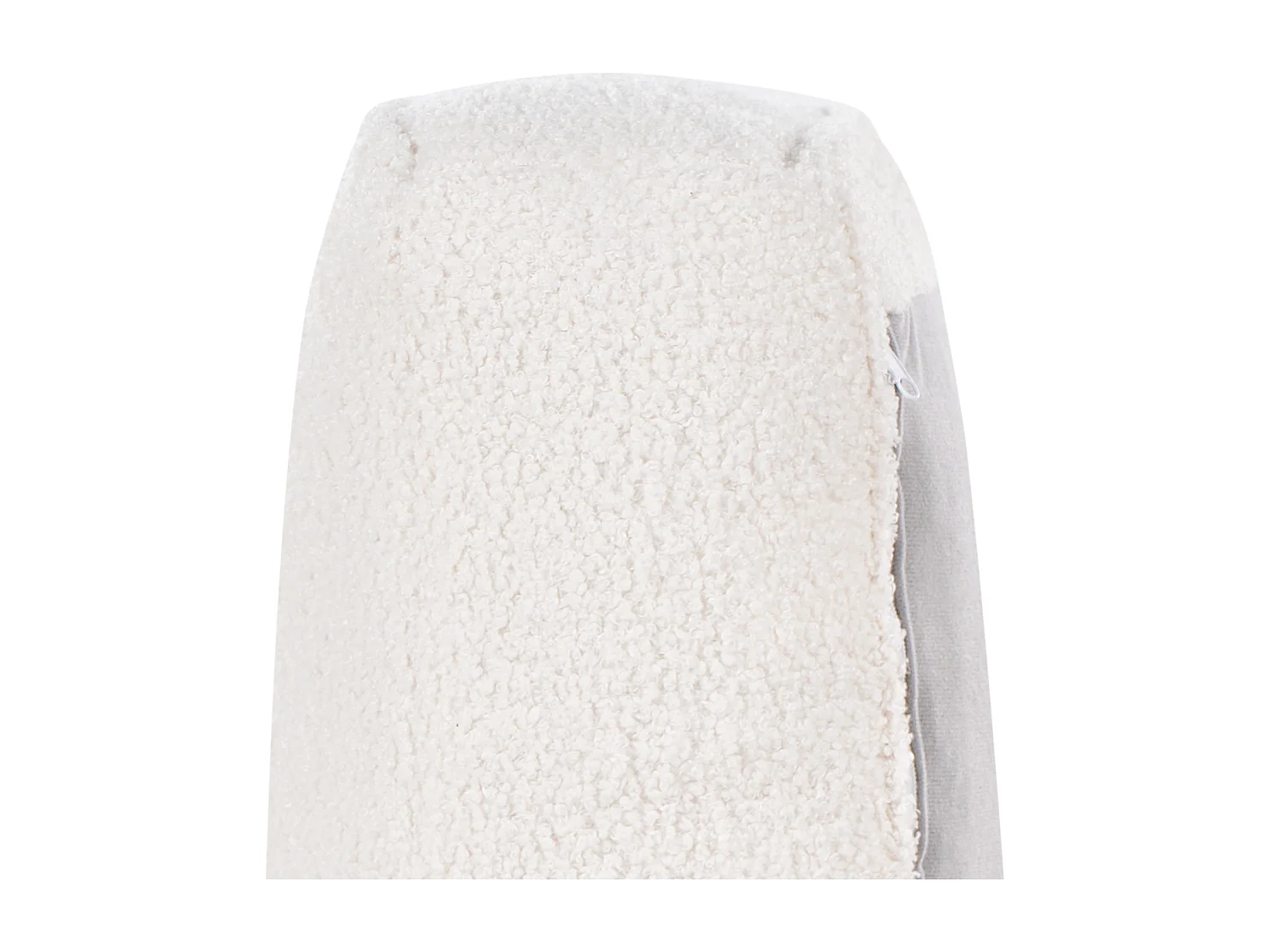 Poltrona SAVALEN Bouclé Branco