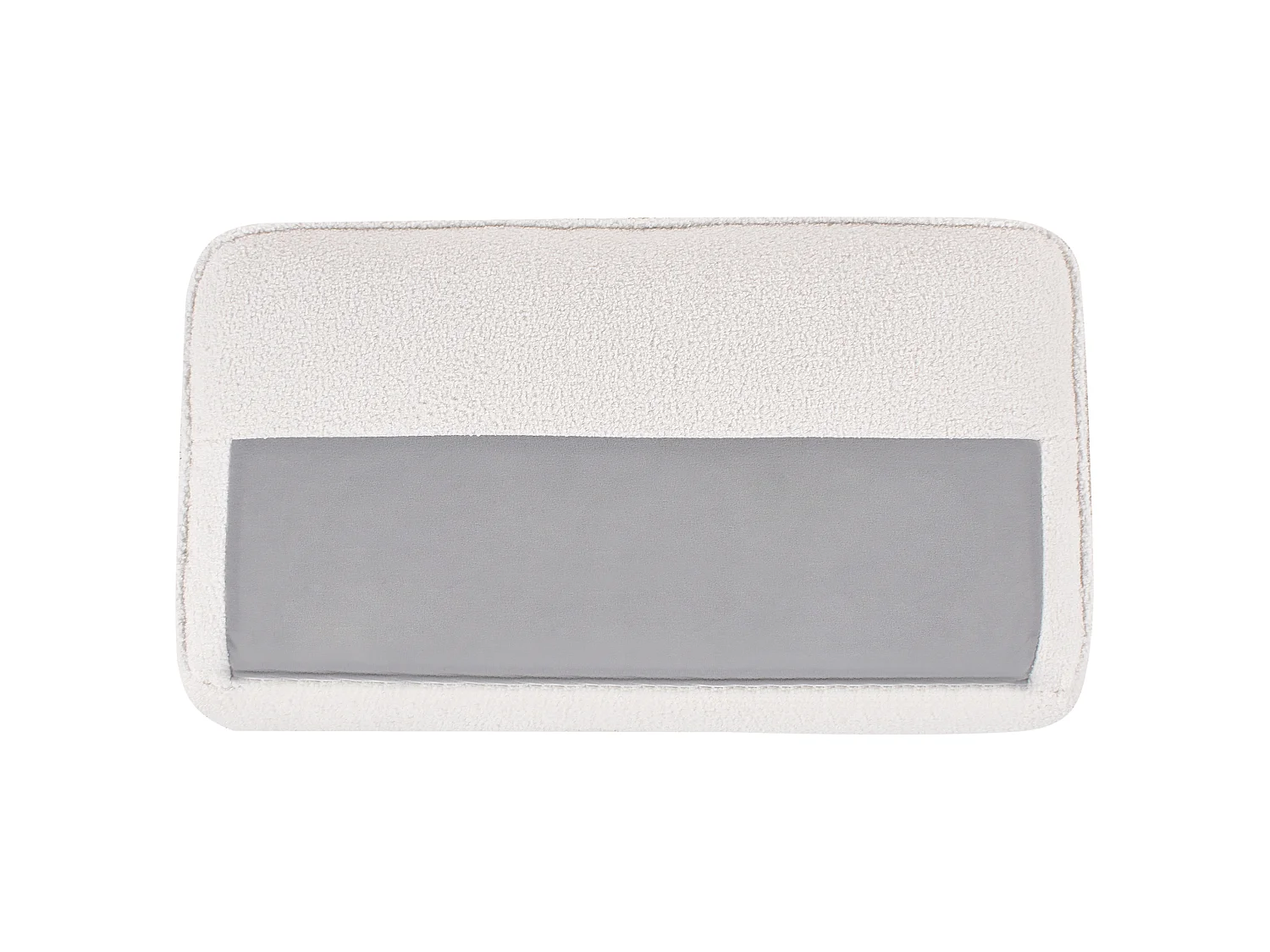 Fauteuil SAVALEN Bouclé Blanc