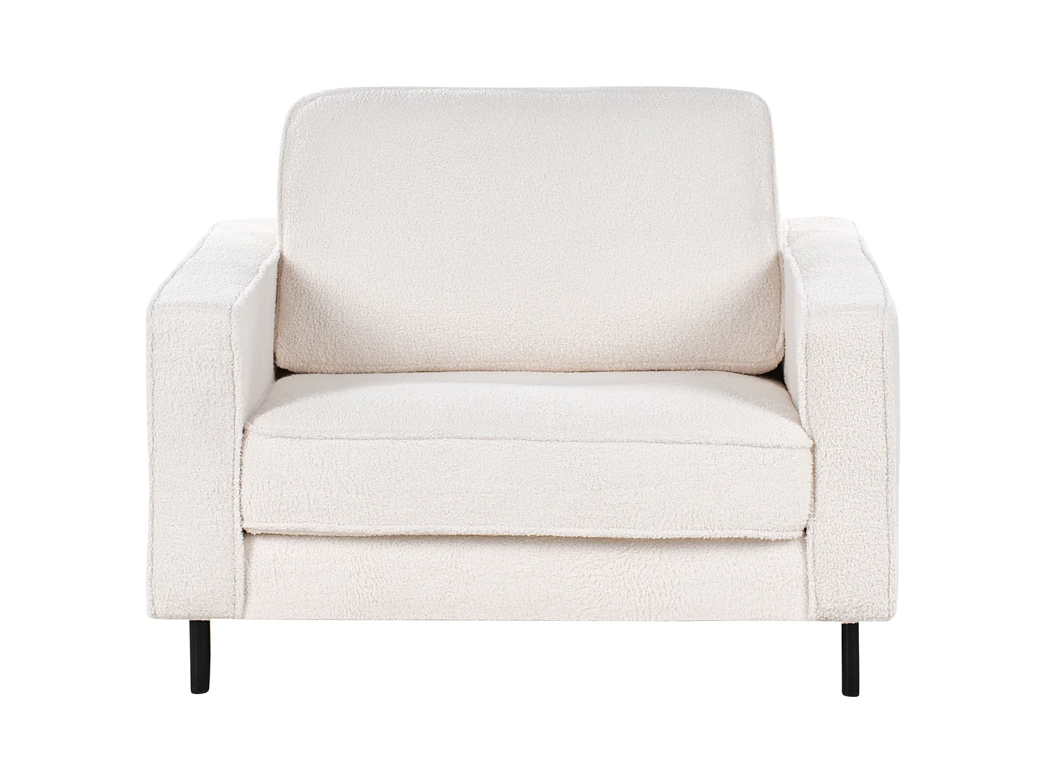 Sessel SAVALEN Bouclé Weiss