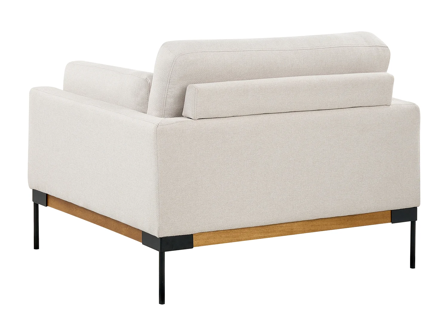 Fauteuil SKAVEN Tissu Beige clair