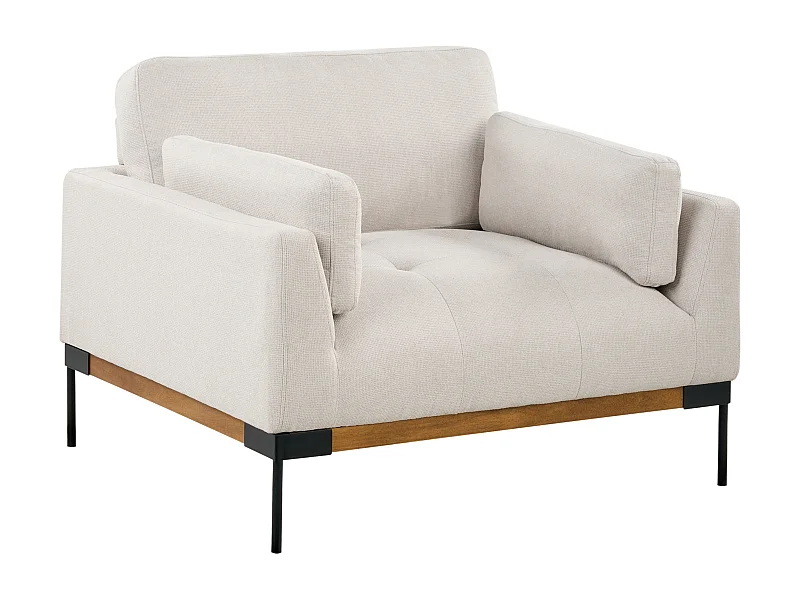 Sessel SKAVEN Stoff Hellbeige