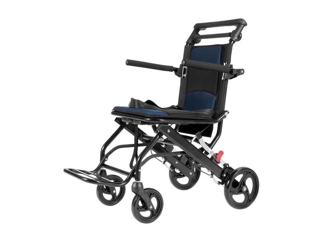 Rollstuhl SucceBuy, Aluminiumlegierung, Klappbare Transportstuhl, Sitzbreite 40 CM, 100 KG