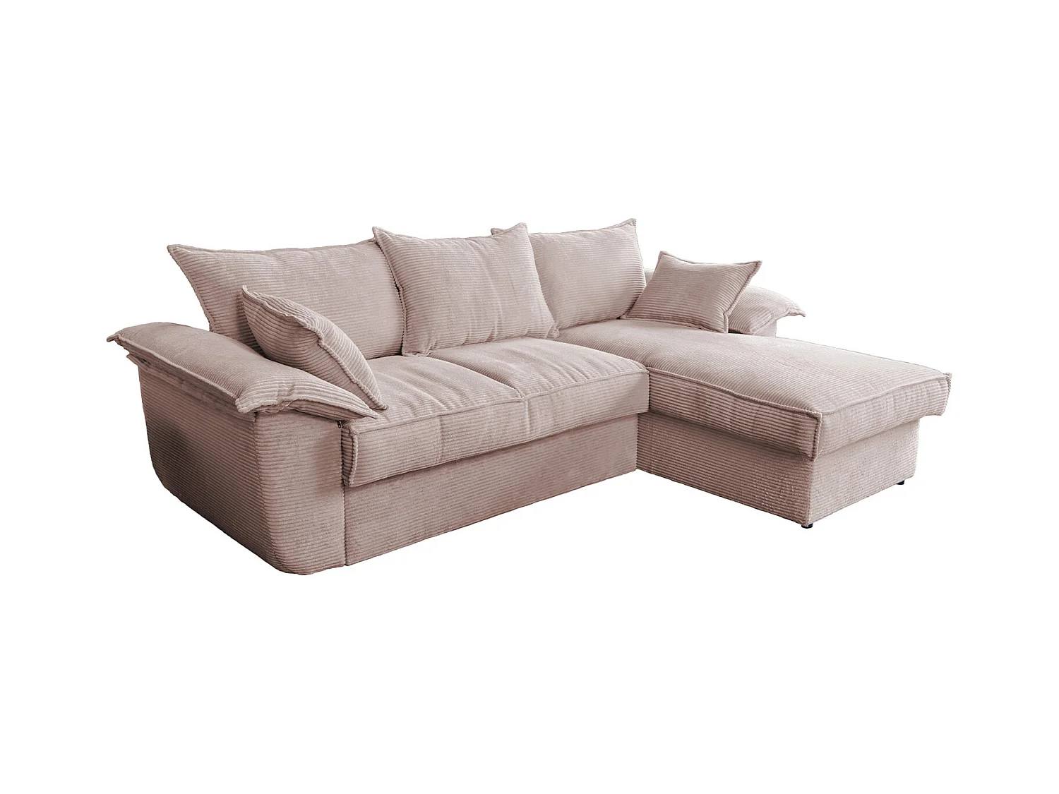 Slaapbank - Roze Koord - DAMETO