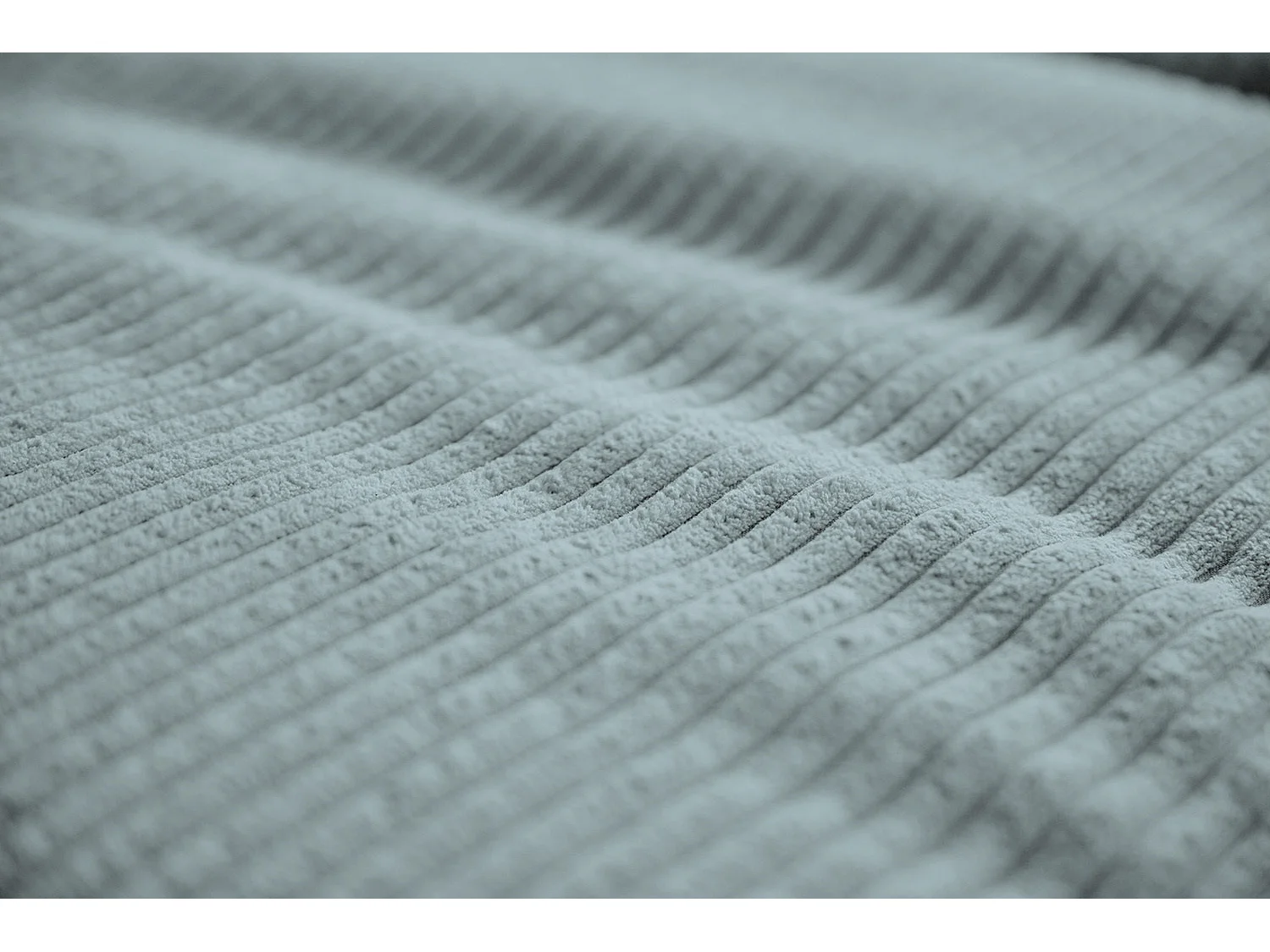 Schlafsofa - Hellblau Cord - DAMETO