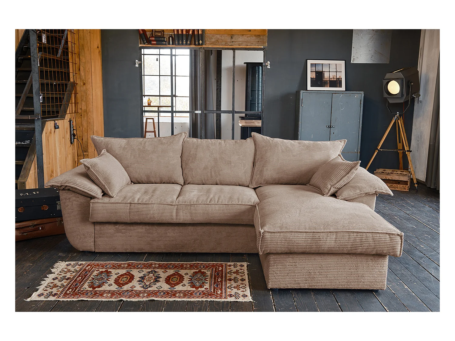 Slaapbank - Bruin Koord - DAMETO