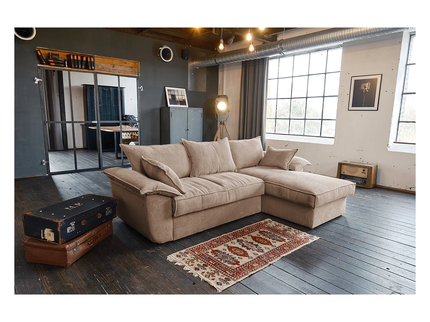 Slaapbank - Bruin Koord - DAMETO