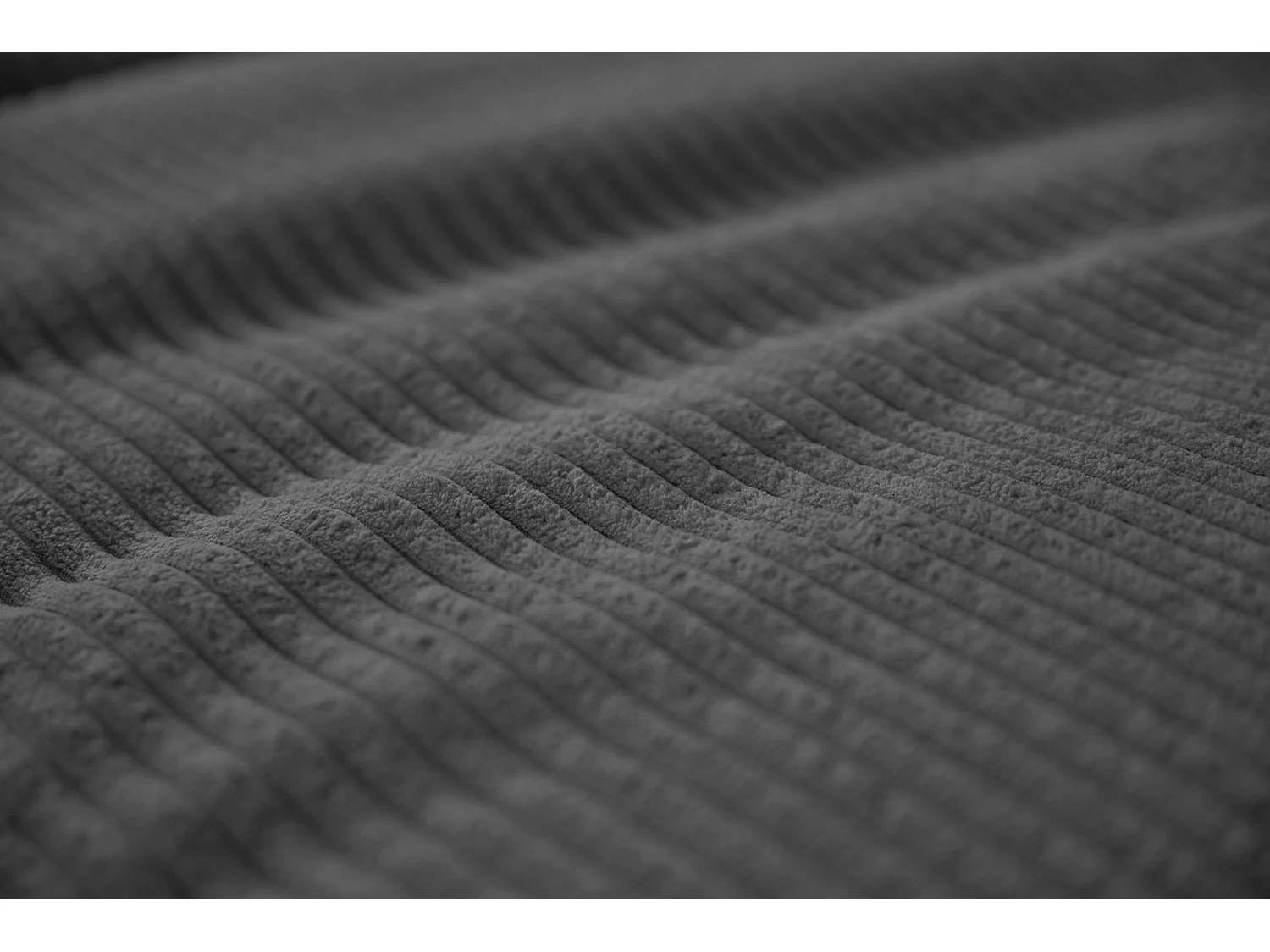 Canapé-lit - Gris Velours côtelé - DAMETO