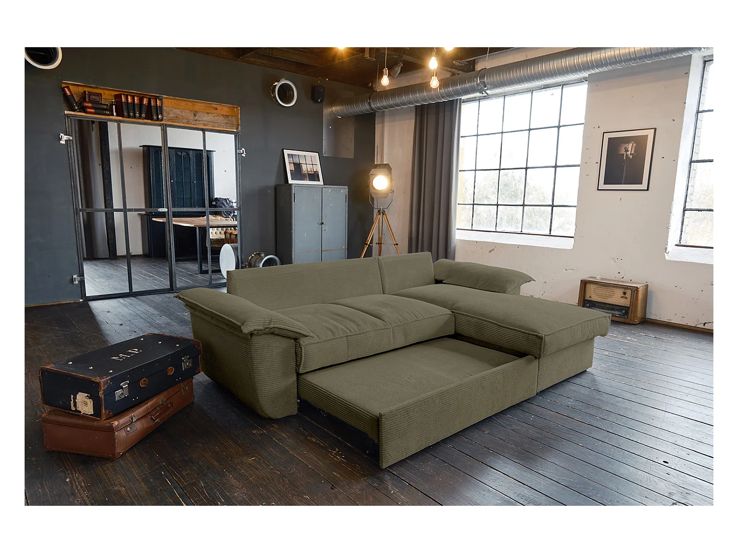 Slaapbank - Groen Koord - DAMETO