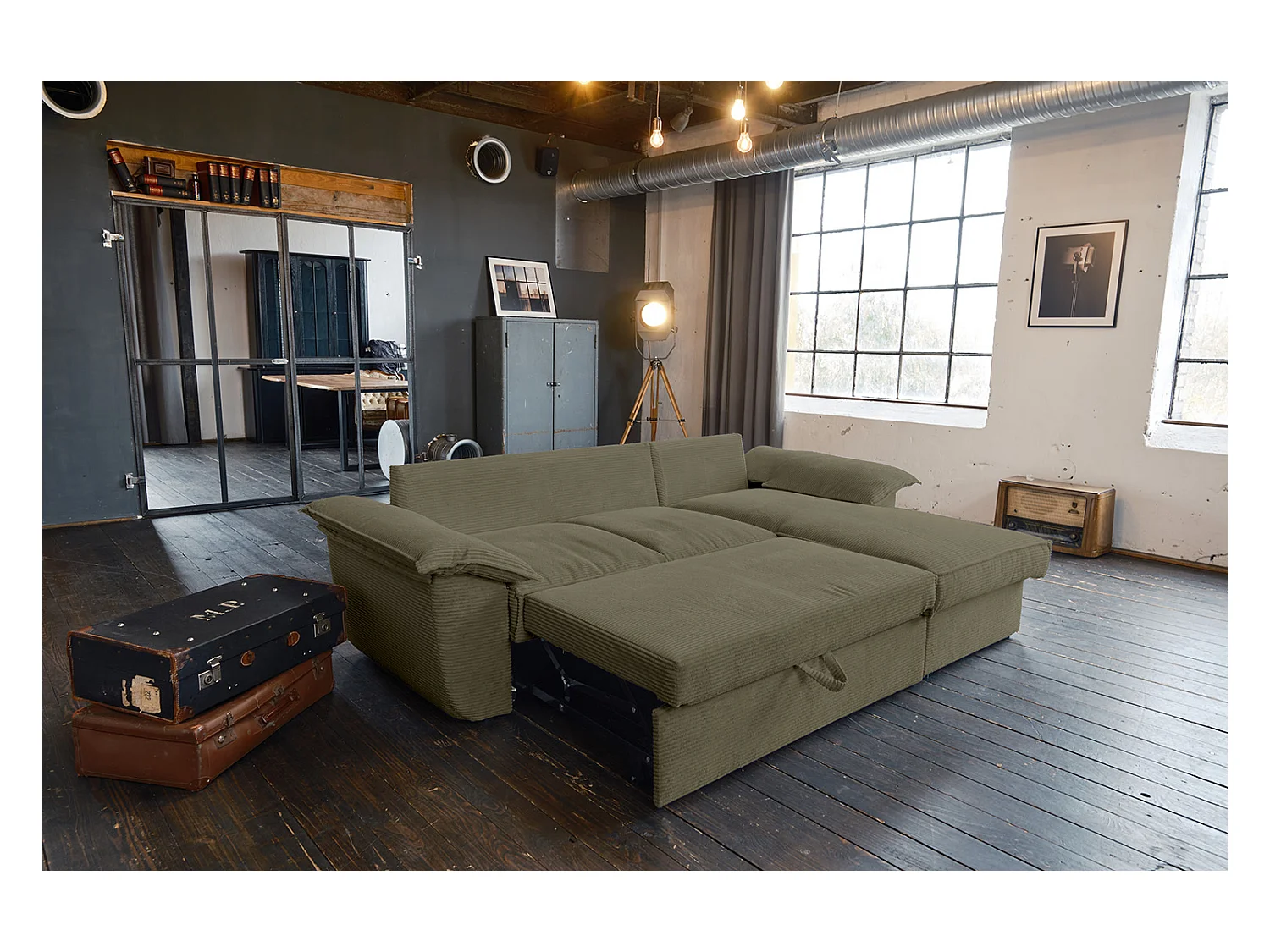 Slaapbank - Groen Koord - DAMETO