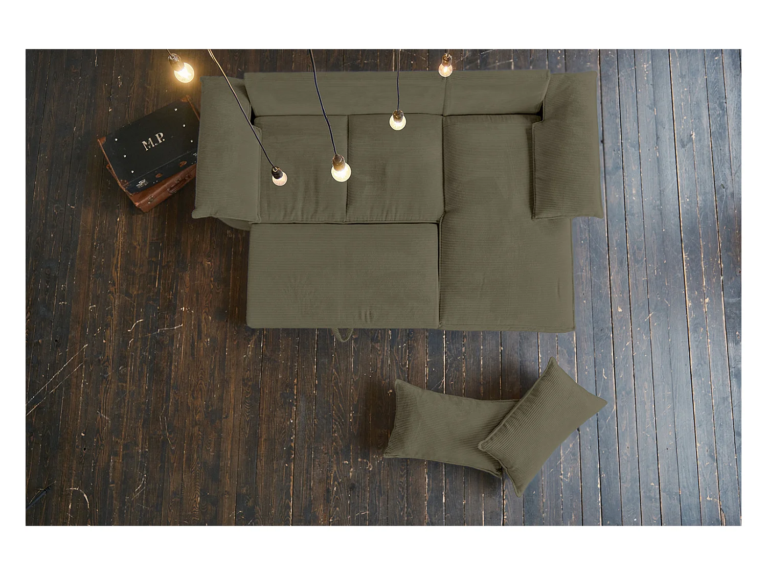 Slaapbank - Groen Koord - DAMETO