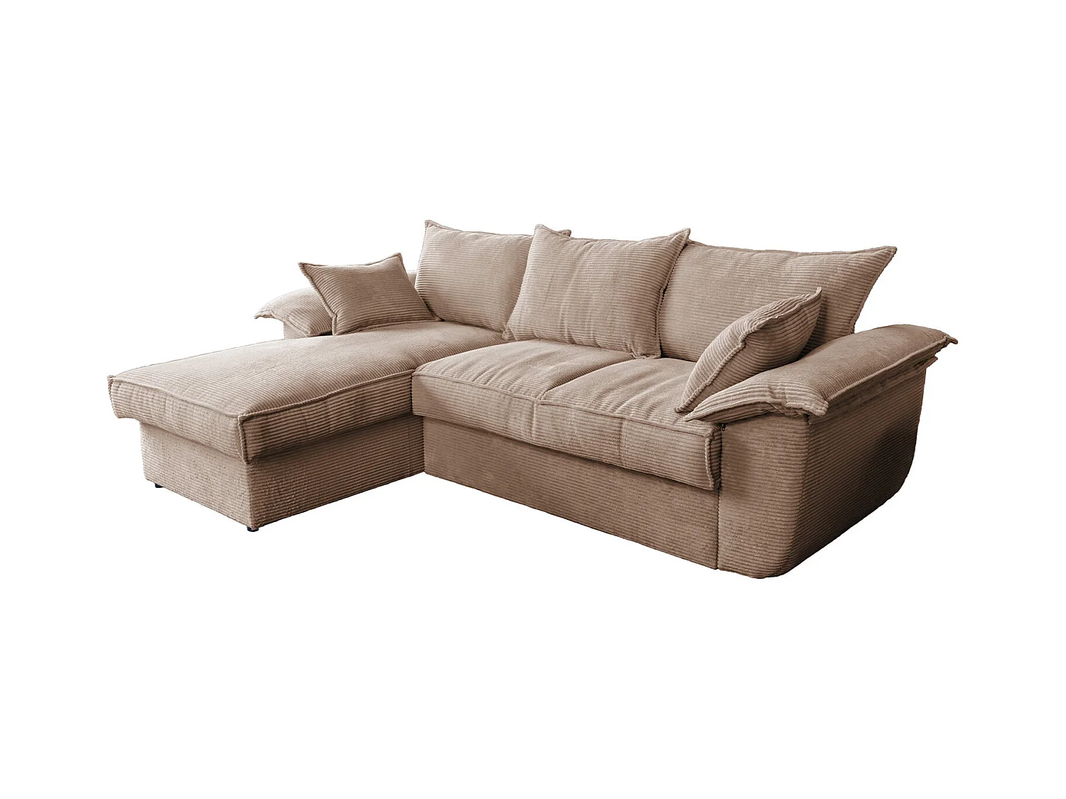Schlafsofa - Braun Cord - DAMETO