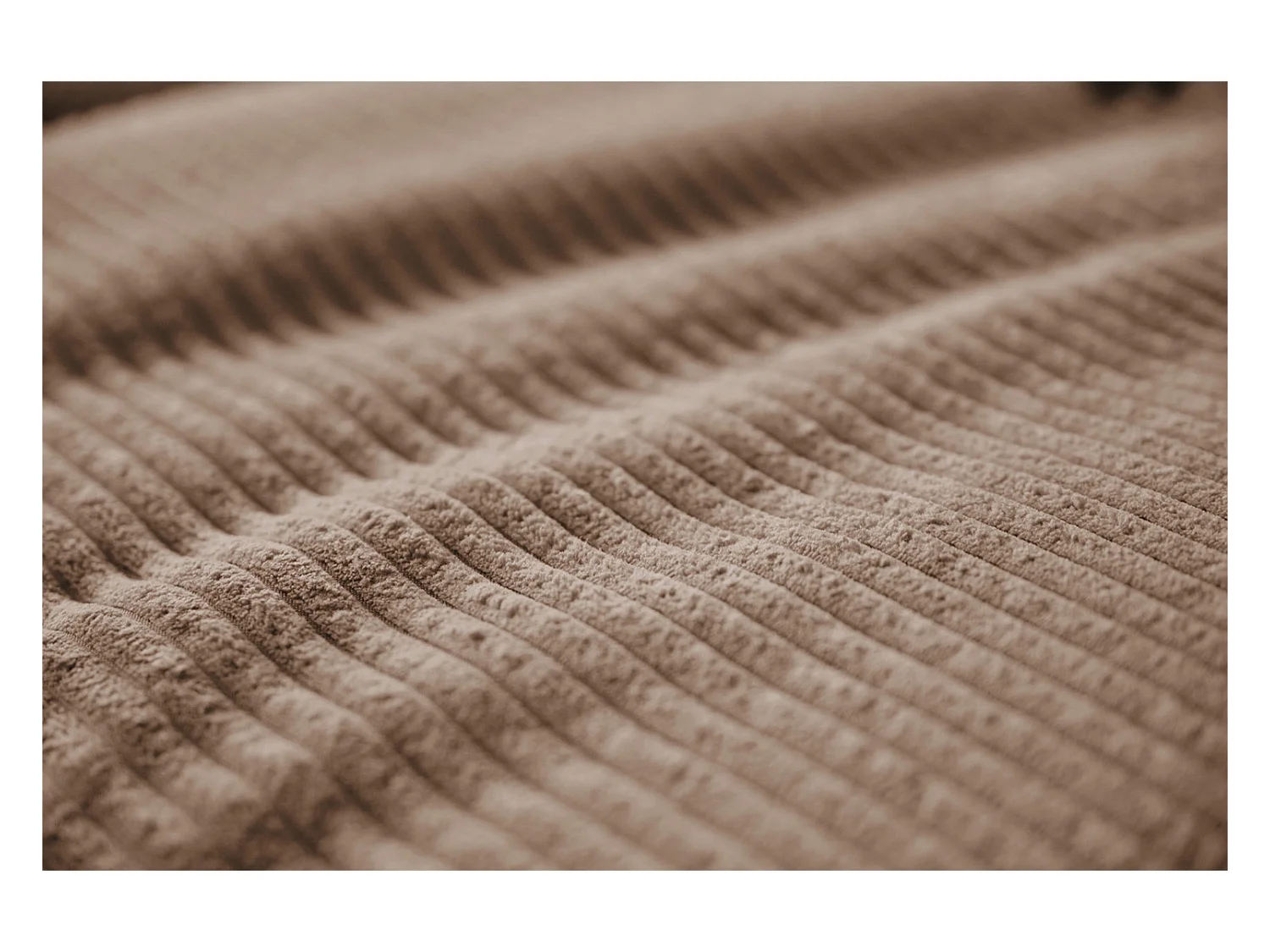 Schlafsofa - Braun Cord - DAMETO