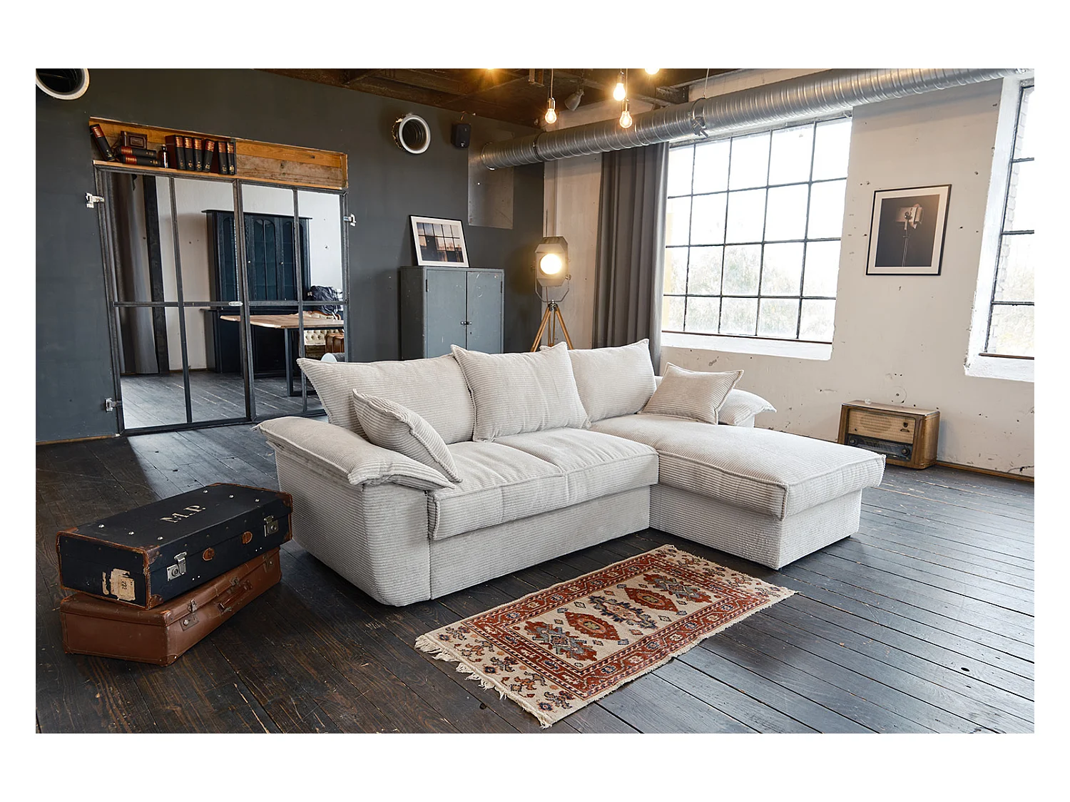 Slaapbank - Wit Koord - DAMETO