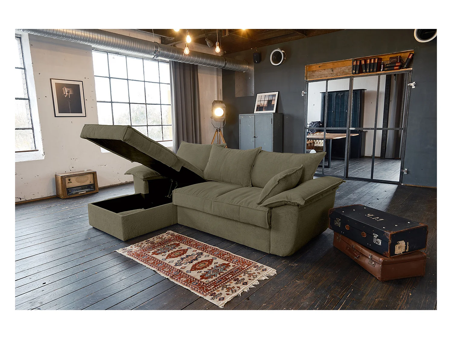 Slaapbank - Groen Koord - DAMETO