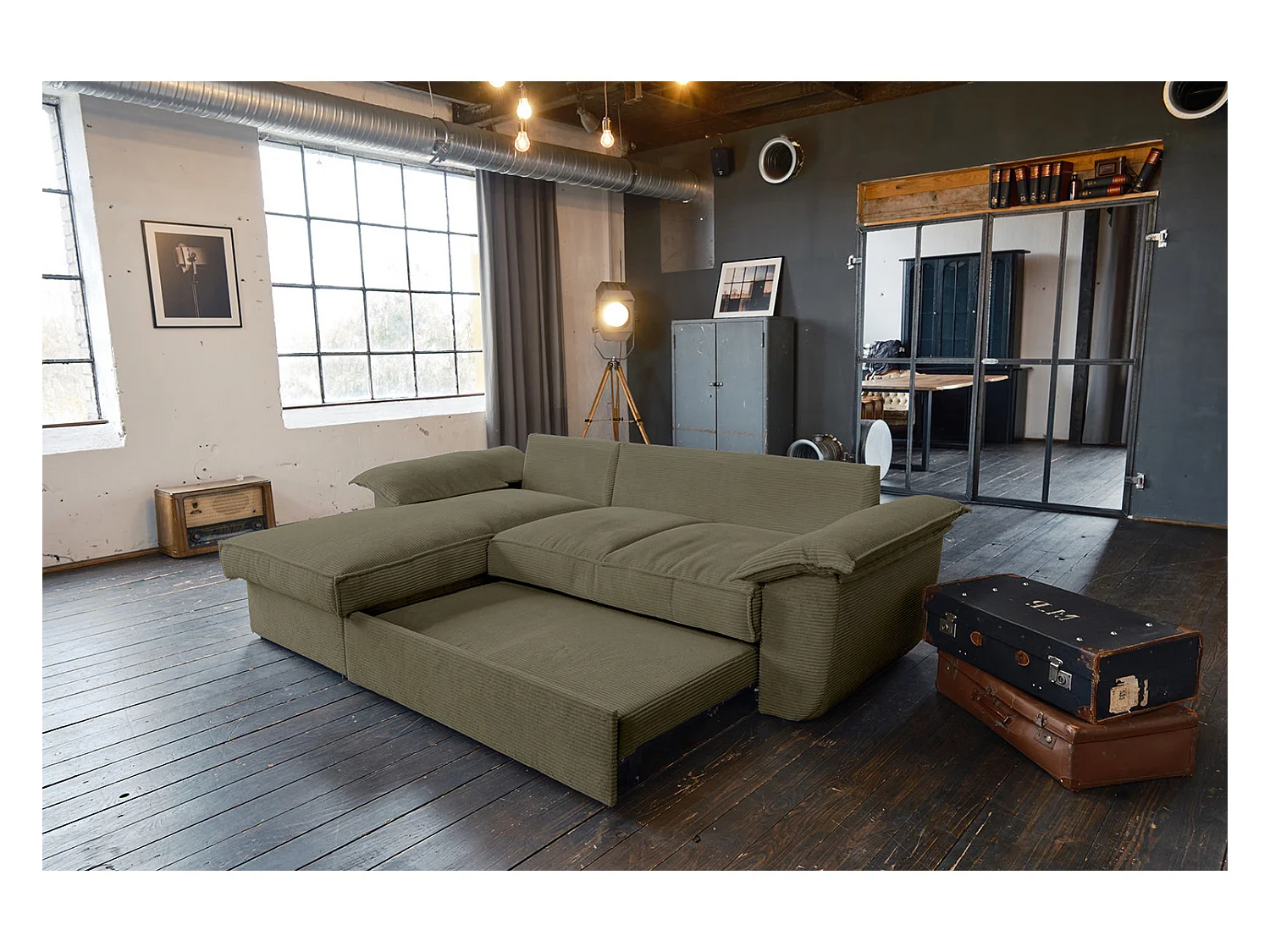 Slaapbank - Groen Koord - DAMETO