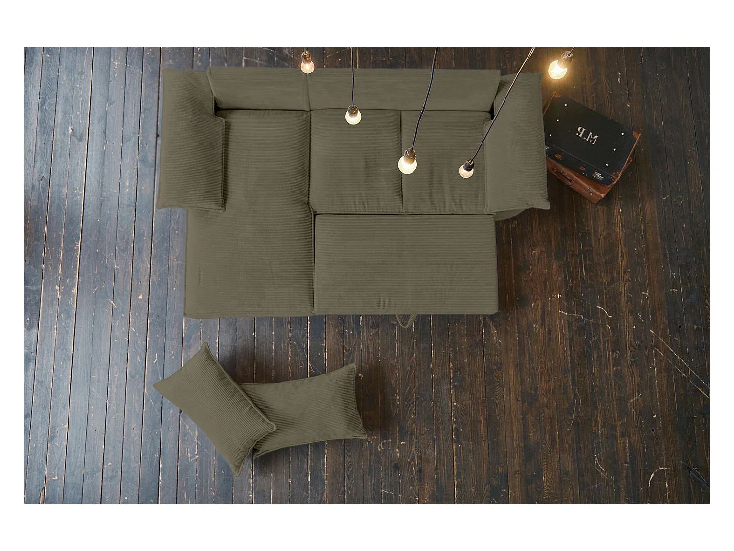 Slaapbank - Groen Koord - DAMETO