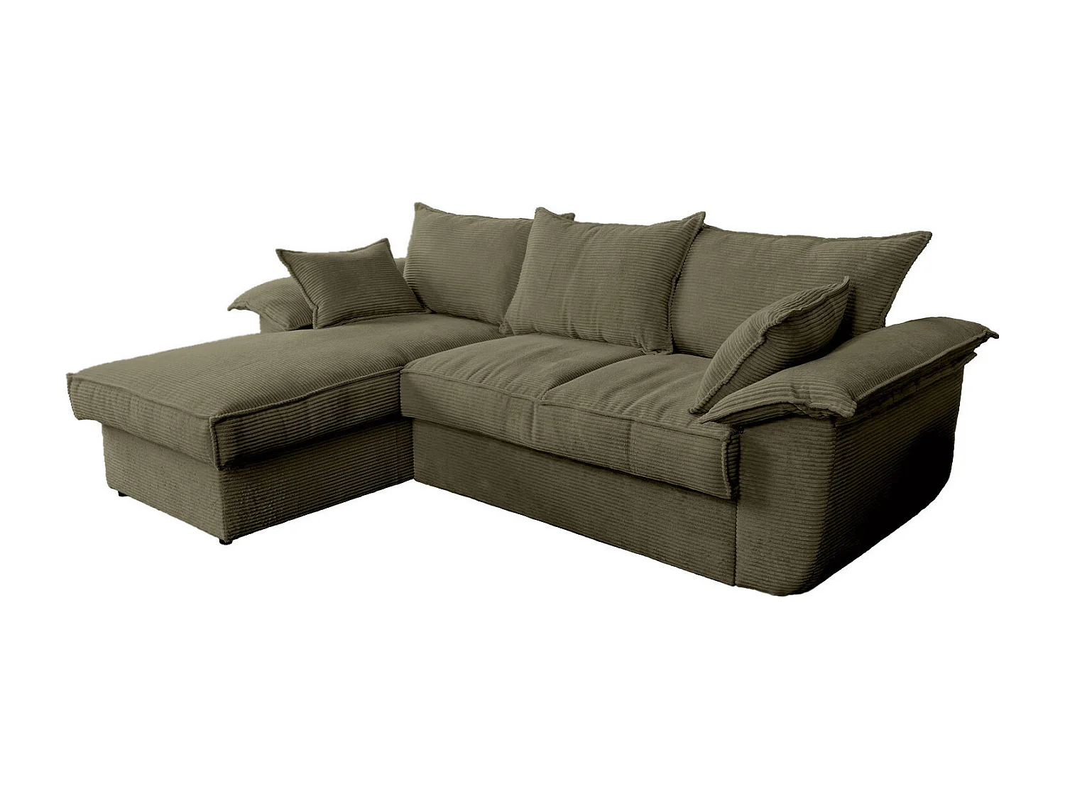 Divano letto - verde Velluto a coste - DAMETO