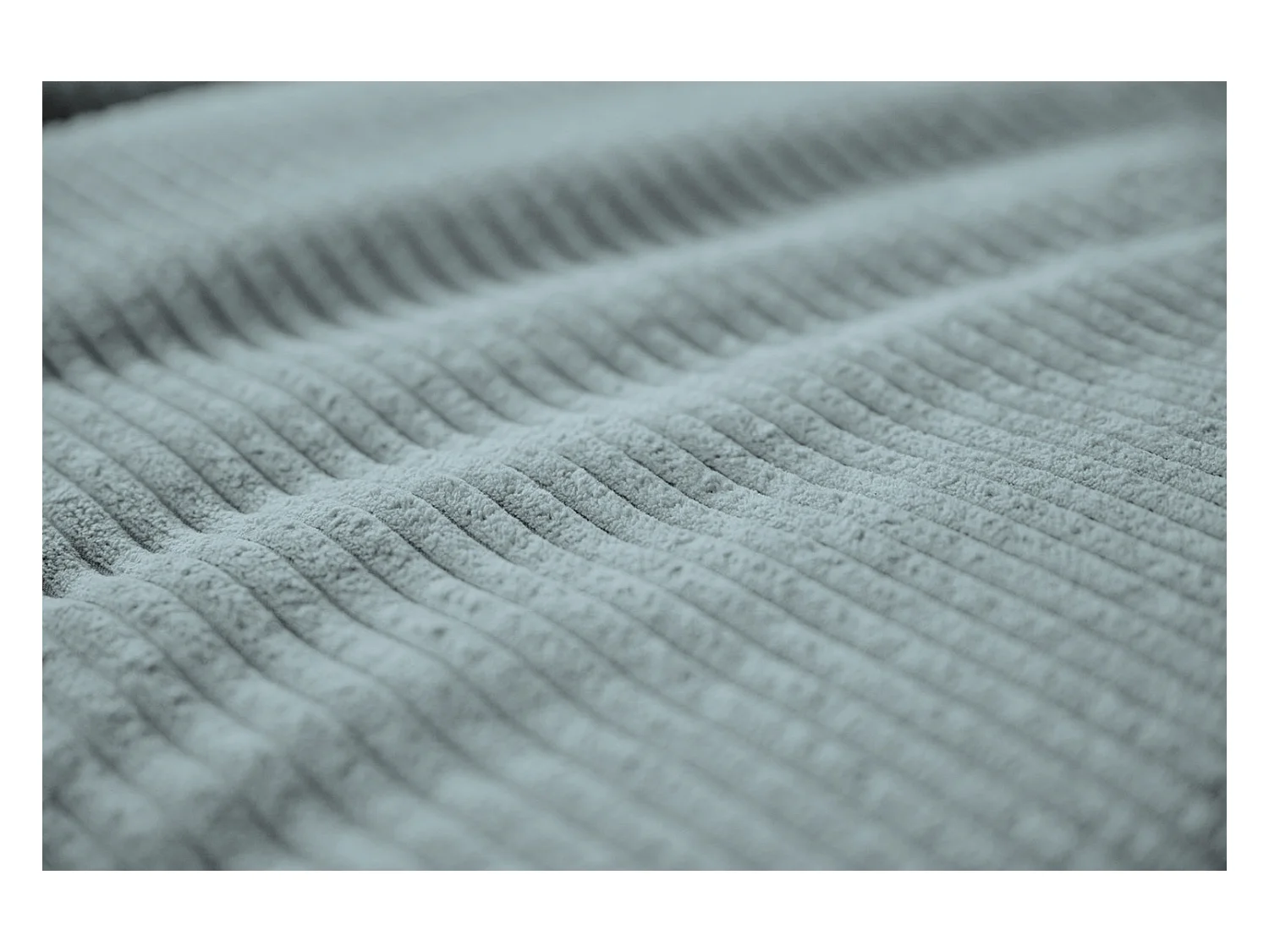 Slaapbank - Lichtblauw Koord - DAMETO