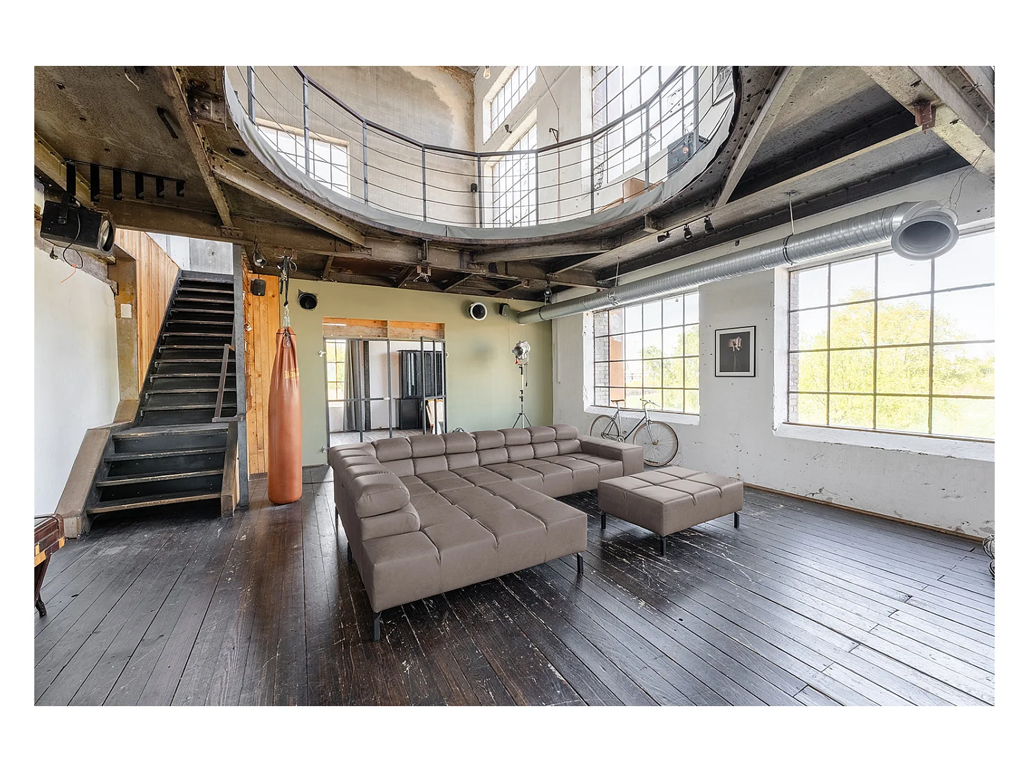 Hoekbank - Donkerbruin Leer - NELSON