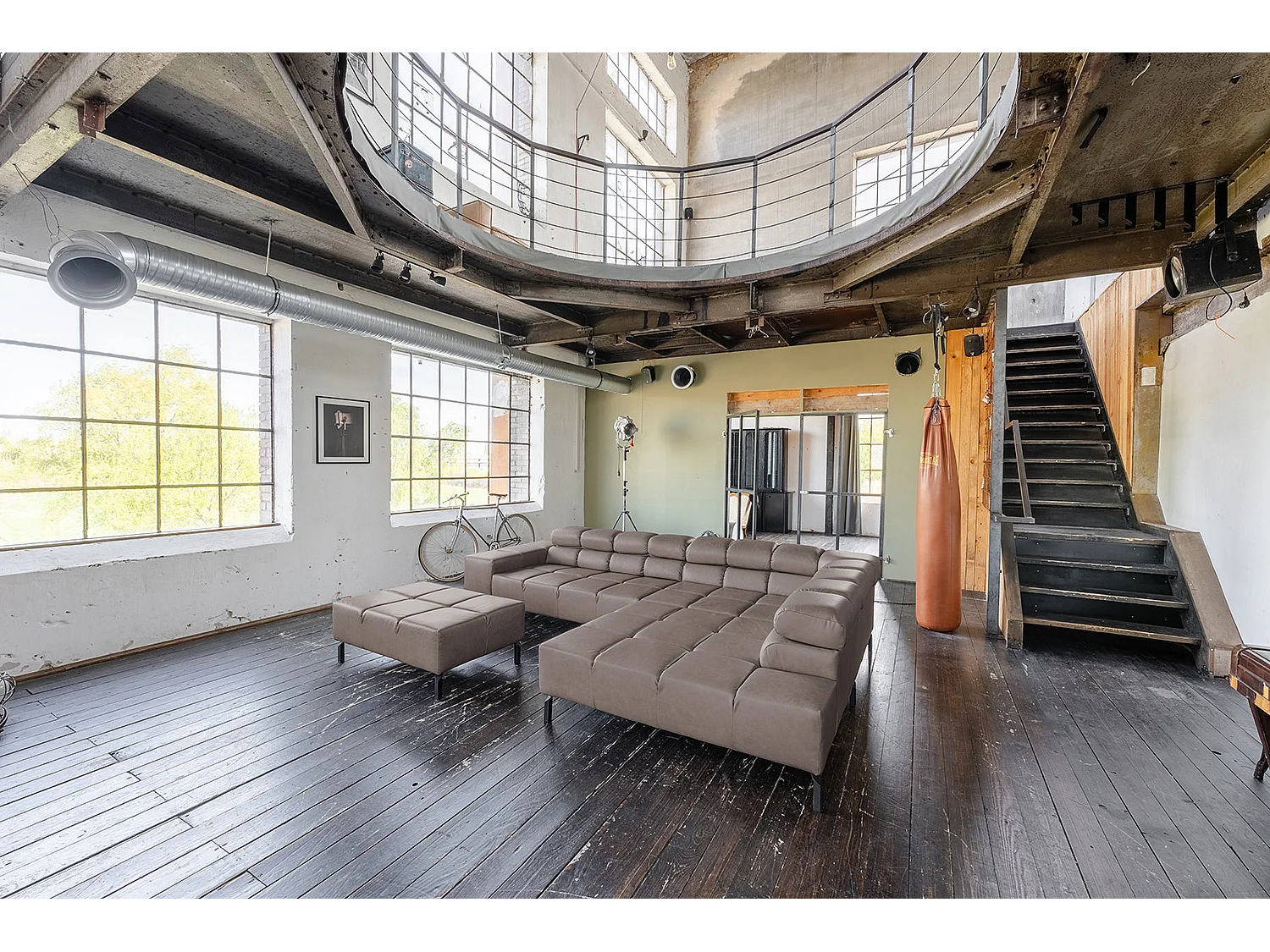 Ecksofa - Dunkelbraun Leder - NELSON