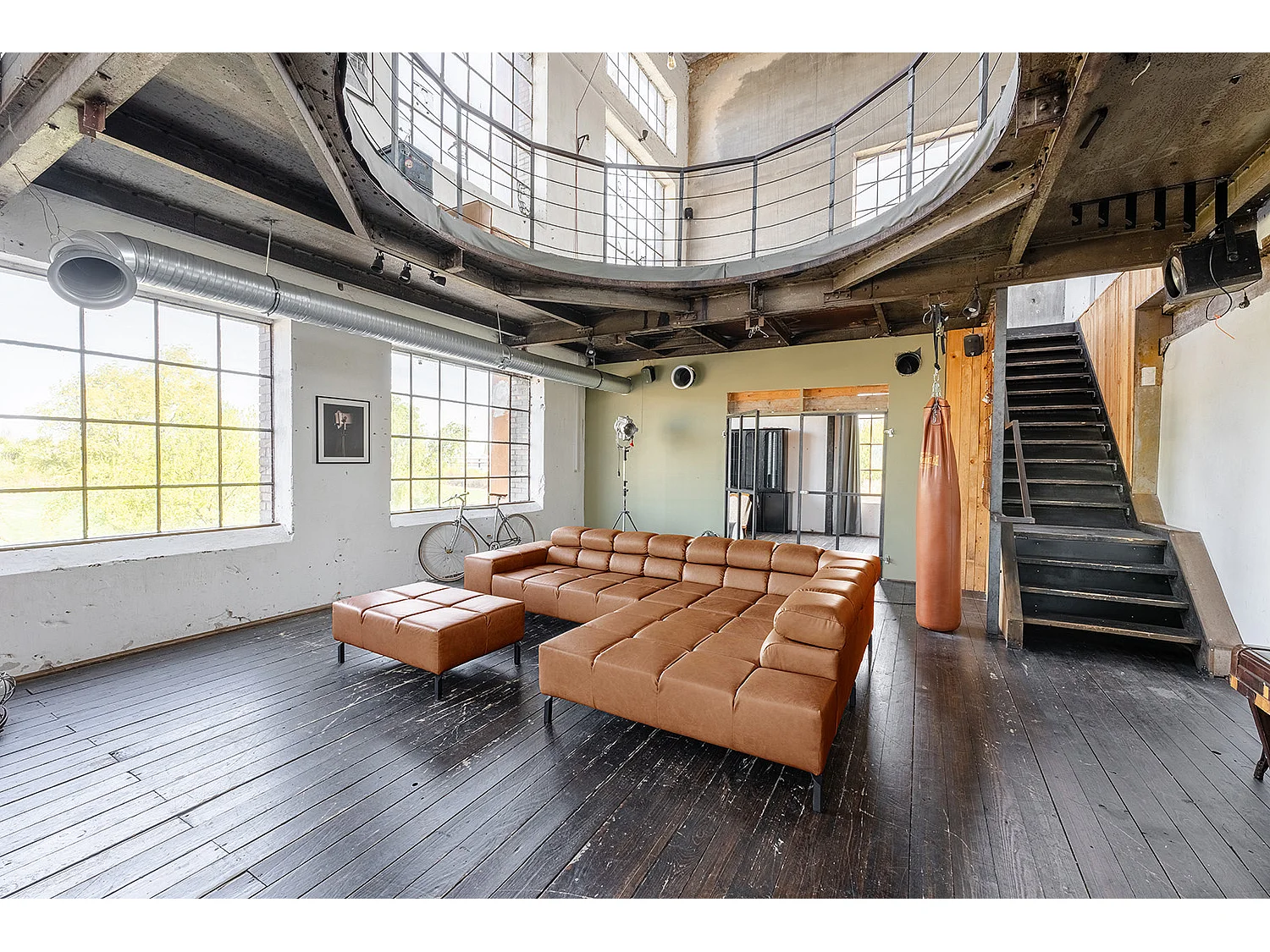 Hoekbank - Bruin Leer - NELSON