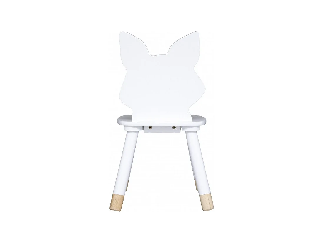 Kinderstuhl MDF weiß 52.5x28x28cm