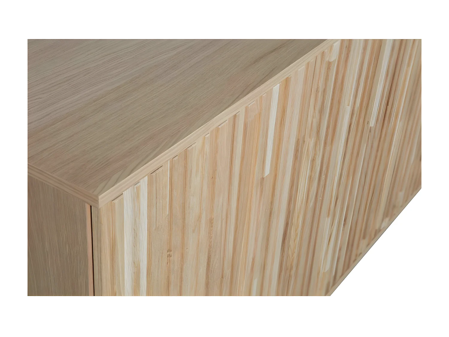 GRAVURE - Commode en bois de chêne naturel