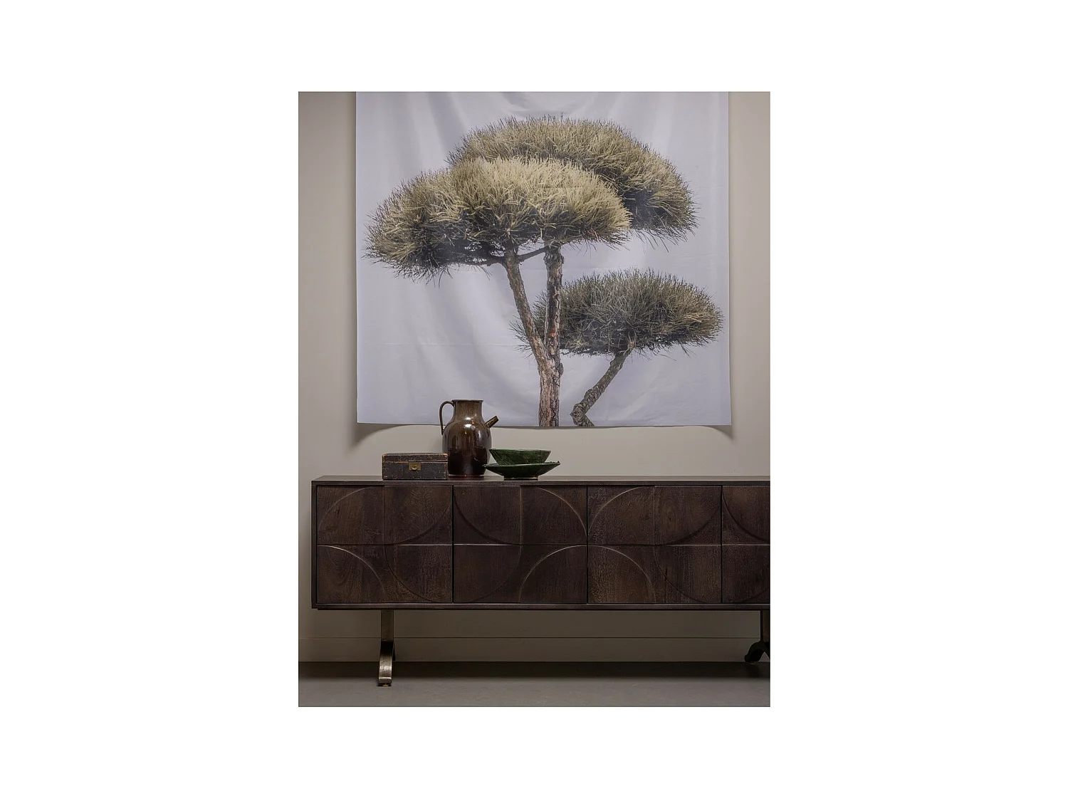 DRAW - Sideboard aus braunem Holz L180