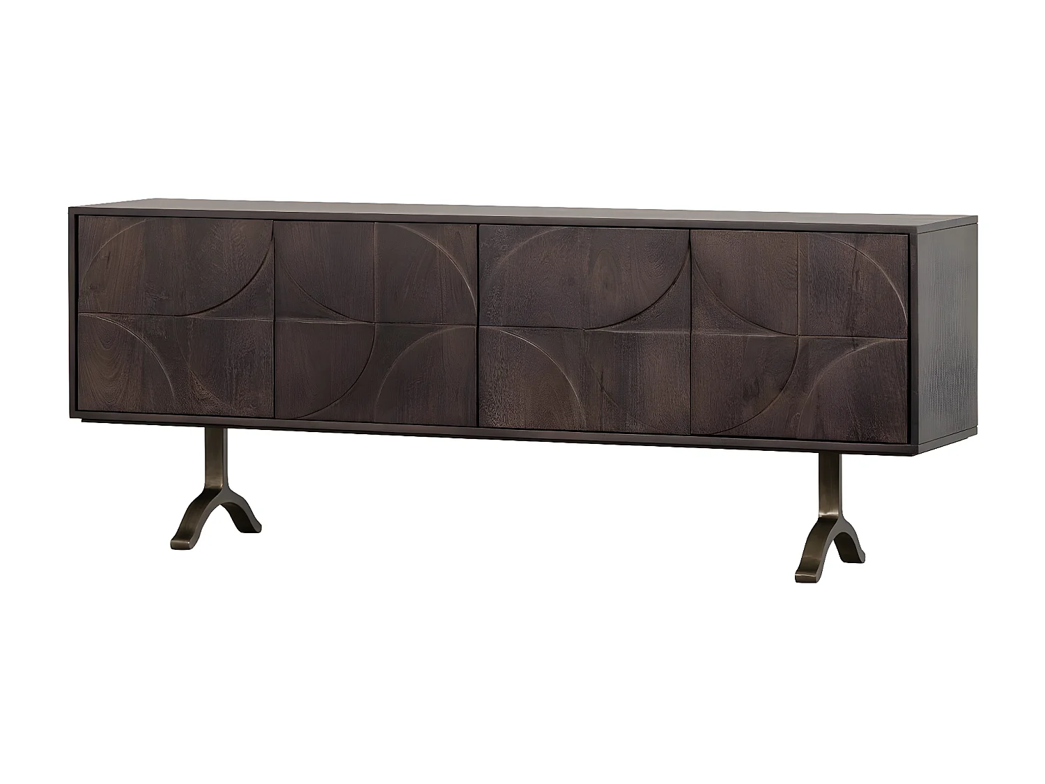 DRAW - Credenza in legno marrone L180