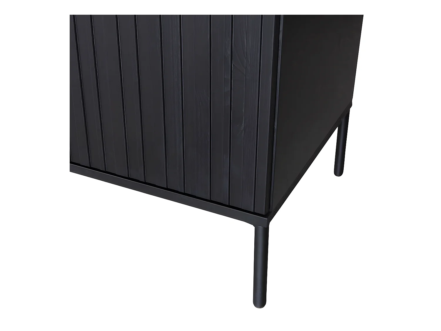 GRAVURE - Cassettiera in pino nero L 200