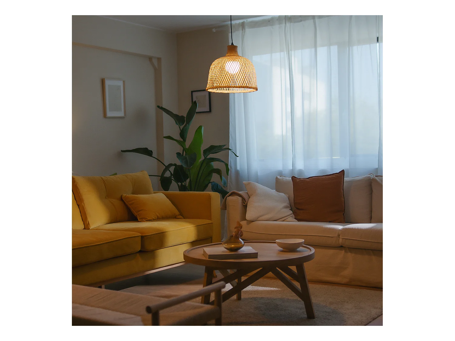 FORLIGHT Lampe à Suspension Ip20 Riba Ø350Mm E27 15W Noir