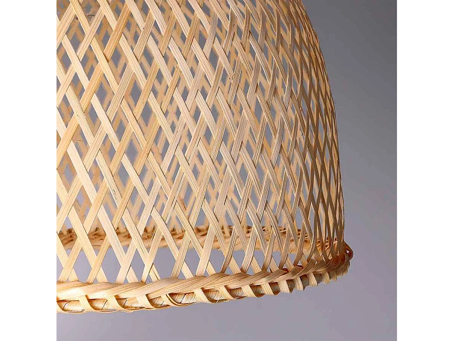 FORLIGHT Lampe à Suspension Ip20 Riba Ø350Mm E27 15W Noir