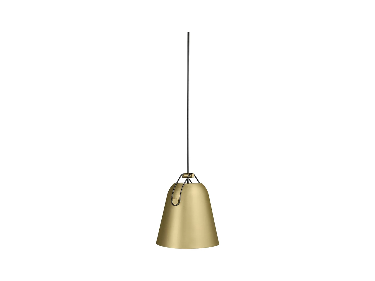 LEDS C4 Lampe à Suspension Napa Small E27 15W Or Mat 1323Lm
