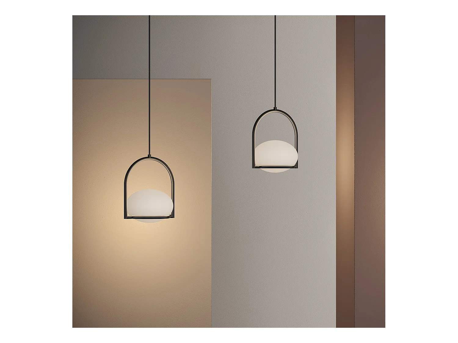 LEDS C4 Lampe à Suspension Coco Single E14 9W Noir