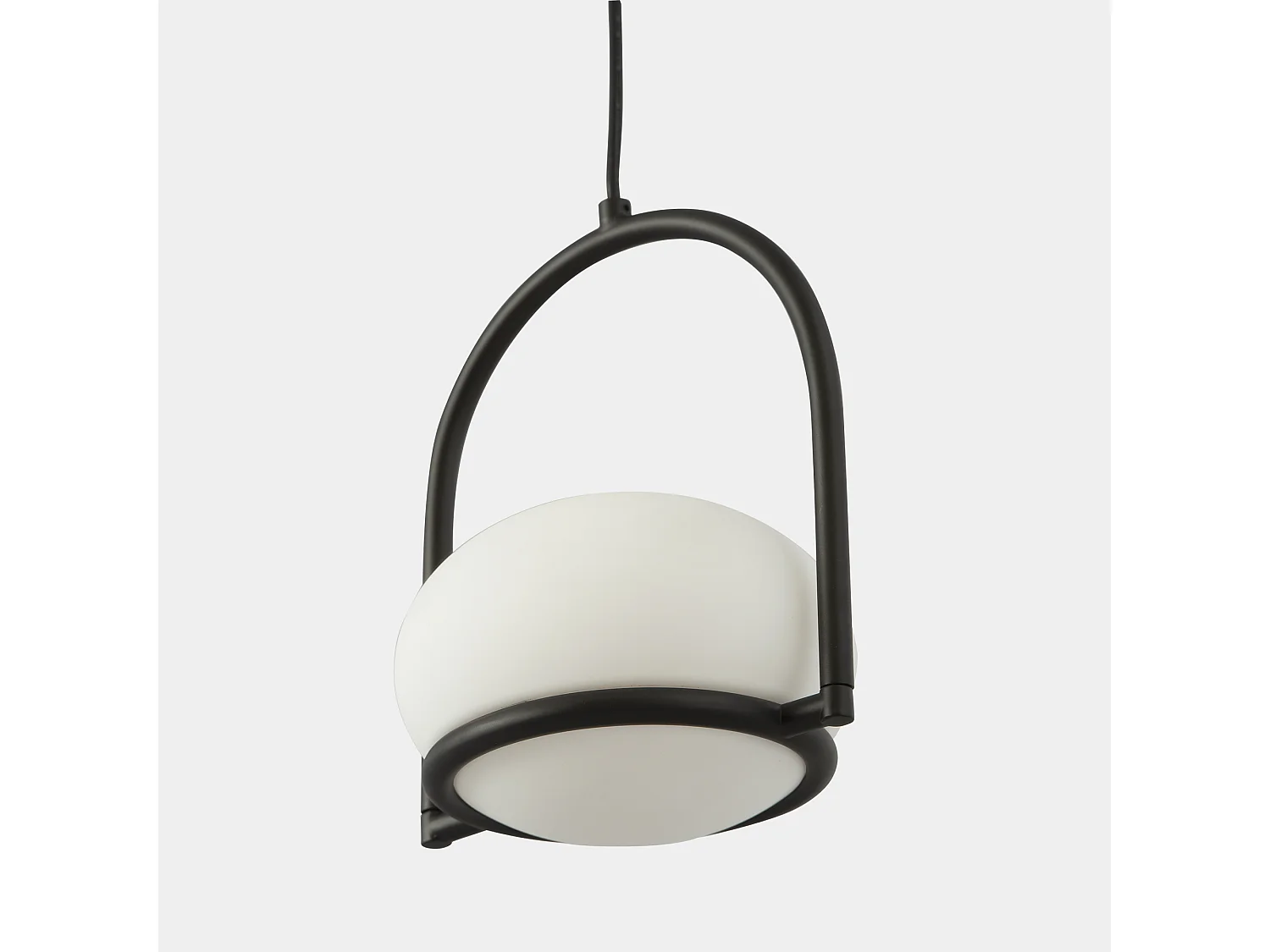 LEDS C4 Lampe à Suspension Coco Single E14 9W Noir