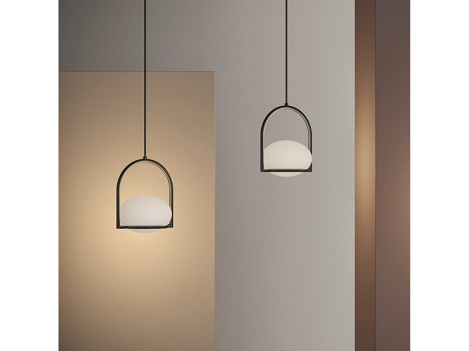 LEDS C4 Lampe à Suspension Coco Single E14 9W Noir