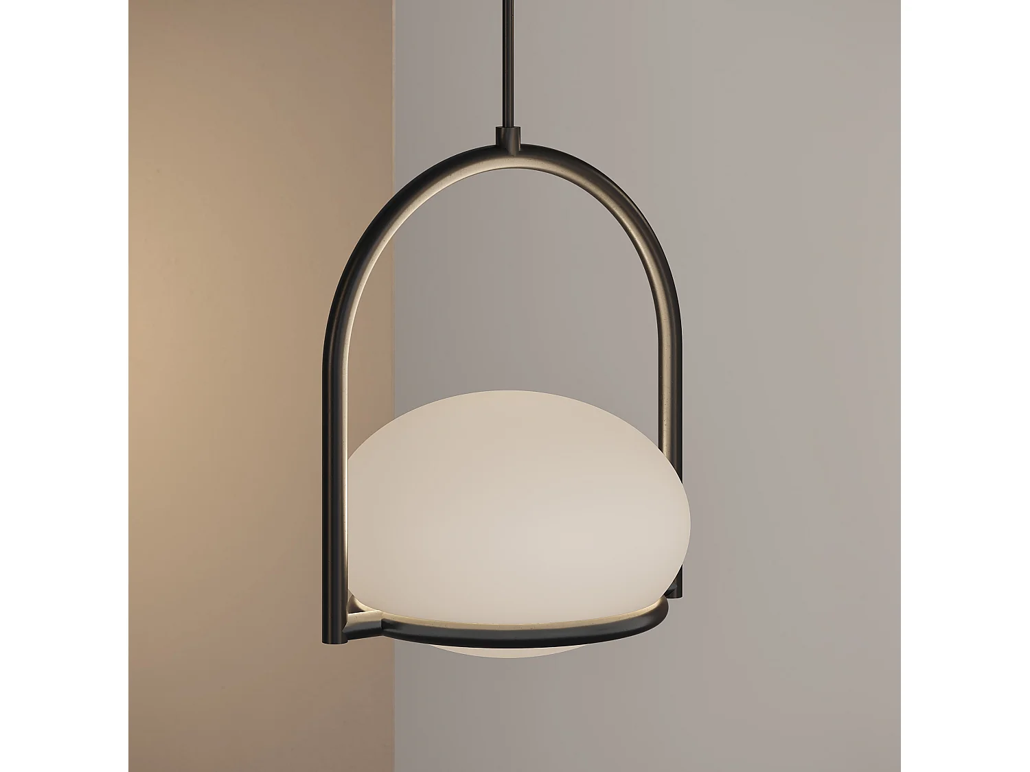 LEDS C4 Lampe à Suspension Coco Single E14 9W Noir