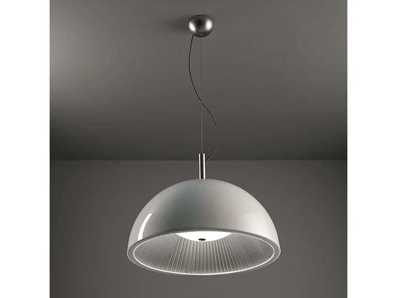 LEDS C4 Lampe à Suspension Umbrella Ø1000 E27 15W Argent 1500Lm