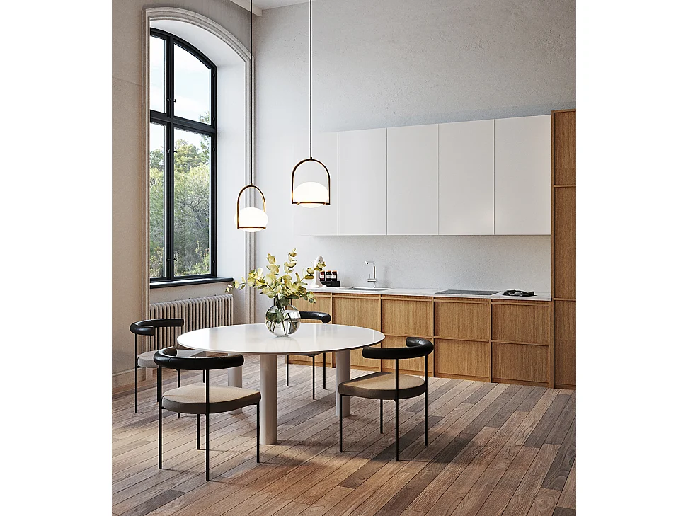 LEDS C4 Lampe à Suspension Coco Single E14 9W Or Peint