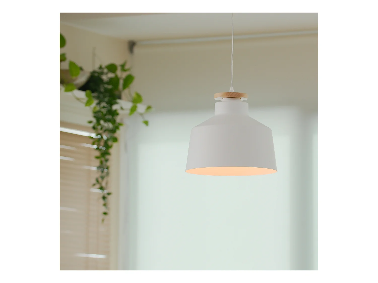 IP20 Cloud Pendel Ø300mm E27 15 Weiß