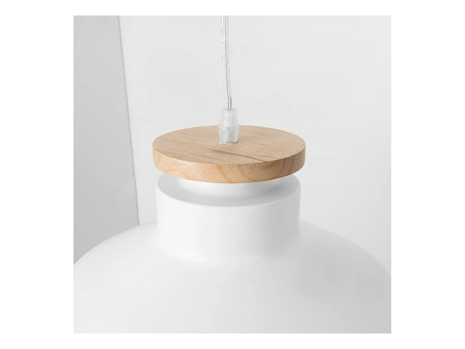 IP20 Cloud Pendel Ø300mm E27 15 Weiß