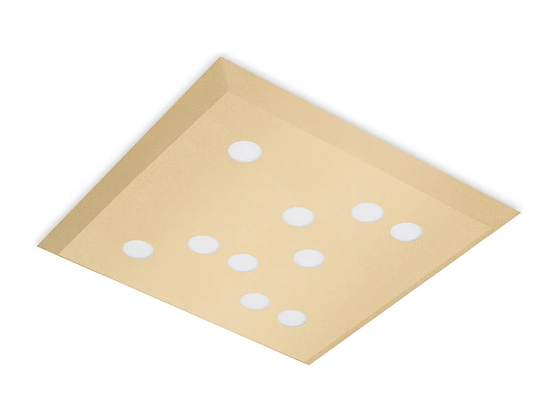 LEDS C4 Plafonnier Wow Led 29.2W Blanc Chaud - 3000K Phase Cut Or 1534Lm