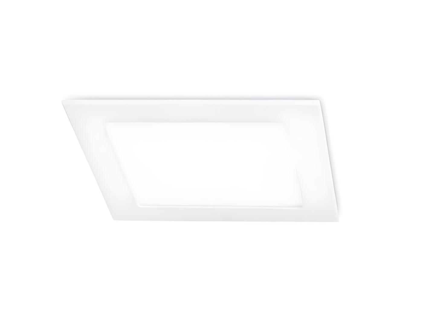 Downlight Ip23 Easy Square 300mm Led 19 7w 4000k Blanc 1692lm