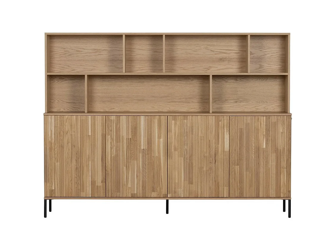 GRAVURE - 2 - Buffet en Bois Chêne Naturel