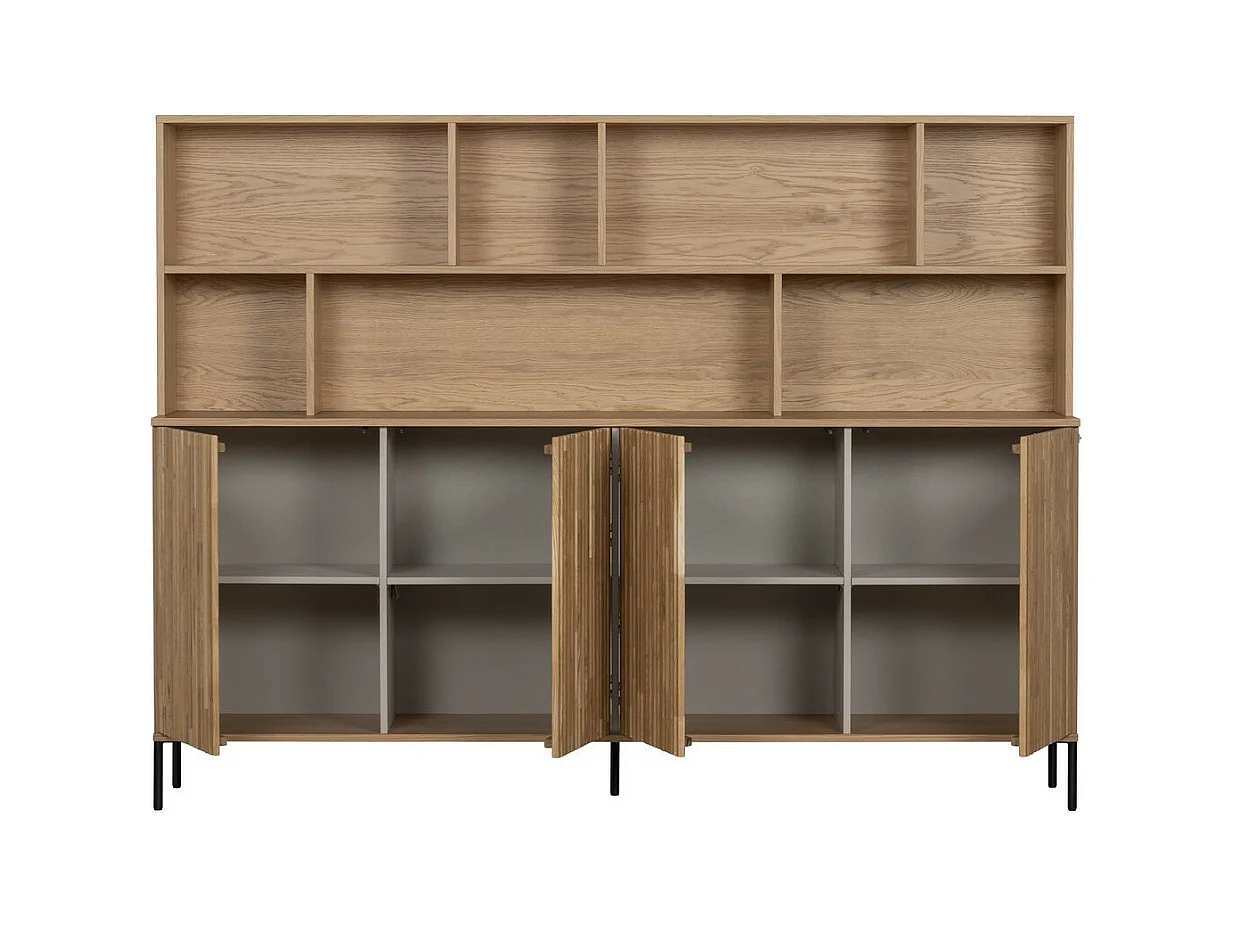 GRAVURE - Geschirrschrank Natureiche